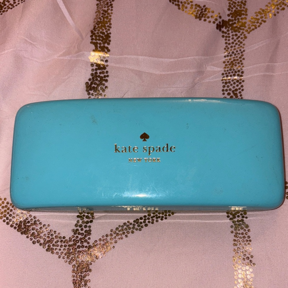 Kate Spade Turquoise Glasses Case
